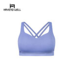 High-impact sports bra with wide straps for extra support