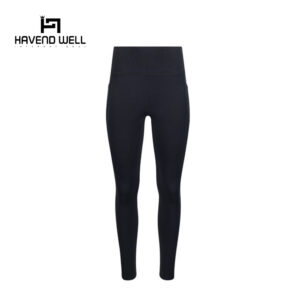 High-waisted leggings for gym and yoga