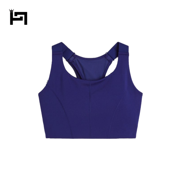 Custom sports bras in various colors and styles for active lifestyles.