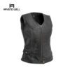 Women’s biker vests with stylish designs