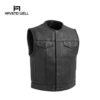 Men’s biker vests with reinforced protection