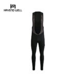 Classic men’s cycling bibs with moisture-wicking fabric