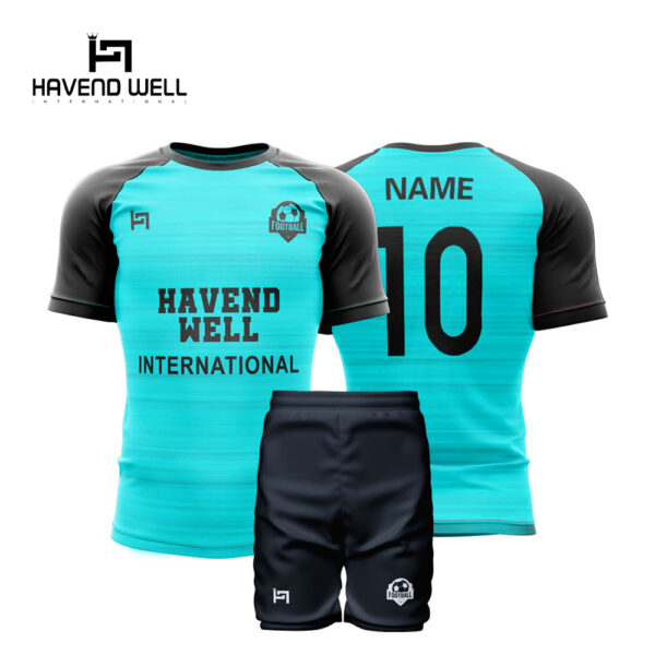 High-quality training football uniforms with moisture-wicking fabric