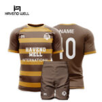 Custom men’s soccer uniform with breathable design